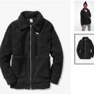 PINK VS BOYFRIEND SHERPA JACKET